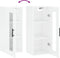 vidaXL - Hangkast - 34,5x34x90 - cm - hoogglans - wit