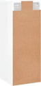 vidaXL - Hangkast - 34,5x34x90 - cm - hoogglans - wit