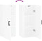 vidaXL - Hangkast - 34,5x34x90 - cm - hoogglans - wit