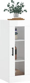 vidaXL - Hangkast - 34,5x34x90 - cm - hoogglans - wit