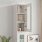 vidaXL - Hangkast - 34,5x34x90 - cm - hoogglans - wit