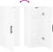 vidaXL - Hangkast - 34,5x34x90 - cm - hoogglans - wit