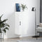 vidaXL - Hangkast - 34,5x34x90 - cm - hoogglans - wit