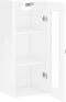 vidaXL - Hangkast - 34,5x34x90 - cm - hoogglans - wit