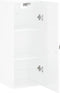vidaXL - Hangkast - 34,5x34x90 - cm - hoogglans - wit