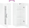 vidaXL - Hangkast - 34,5x34x90 - cm - hoogglans - wit
