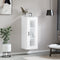 vidaXL - Hangkast - 34,5x34x90 - cm - hoogglans - wit