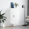 vidaXL - Hangkast - 34,5x34x90 - cm - hoogglans - wit