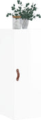 vidaXL - Hangkast - 34,5x34x90 - cm - hoogglans - wit