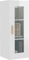 vidaXL - Hangkast - 34,5x34x90 - cm - hoogglans - wit
