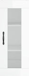 vidaXL - Hangkast - 34,5x34x90 - cm - hoogglans - wit
