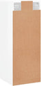 vidaXL - Hangkast - 34,5x34x90 - cm - hoogglans - wit