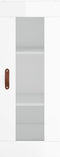 vidaXL - Hangkast - 34,5x34x90 - cm - hoogglans - wit