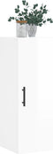 vidaXL - Hangkast - 34,5x34x90 - cm - hoogglans - wit