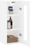 vidaXL - Hangkast - 34,5x34x90 - cm - wit