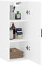 vidaXL - Hangkast - 34,5x34x90 - cm - wit