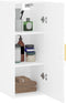 vidaXL - Hangkast - 34,5x34x90 - cm - wit