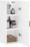 vidaXL - Hangkast - 34,5x34x90 - cm - wit