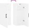 vidaXL - Hangkast - 34,5x34x90 - cm - wit