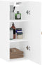 vidaXL - Hangkast - 34,5x34x90 - cm - wit