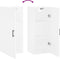 vidaXL - Hangkast - 34,5x34x90 - cm - wit