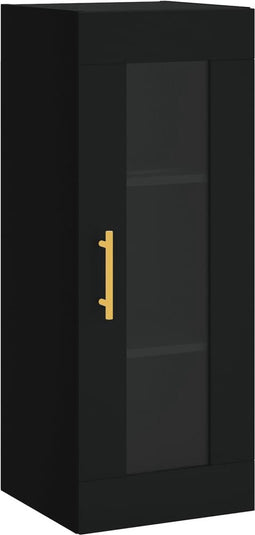 vidaXL - Hangkast - 34,5x34x90 - cm - zwart