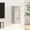vidaXL - Hangkast - 35x34x90 - cm - bewerkt - hout - betongrijs