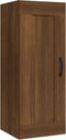 vidaXL - Hangkast - 35x34x90 - cm - bewerkt - hout - bruineikenkleurig