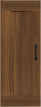 vidaXL - Hangkast - 35x34x90 - cm - bewerkt - hout - bruineikenkleurig