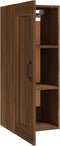 vidaXL - Hangkast - 35x34x90 - cm - bewerkt - hout - bruineikenkleurig