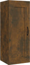 vidaXL - Hangkast - 35x34x90 - cm - bewerkt - hout - gerookt - eikenkleurig