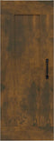 vidaXL - Hangkast - 35x34x90 - cm - bewerkt - hout - gerookt - eikenkleurig