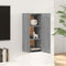 vidaXL - Hangkast - 35x34x90 - cm - bewerkt - hout - grijs - sonoma - eikenkleurig