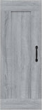 vidaXL - Hangkast - 35x34x90 - cm - bewerkt - hout - grijs - sonoma - eikenkleurig