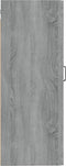 vidaXL - Hangkast - 35x34x90 - cm - bewerkt - hout - grijs - sonoma - eikenkleurig