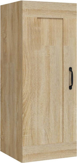 vidaXL - Hangkast - 35x34x90 - cm - bewerkt - hout - sonoma - eikenkleurig