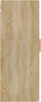vidaXL - Hangkast - 35x34x90 - cm - bewerkt - hout - sonoma - eikenkleurig