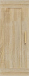 vidaXL - Hangkast - 35x34x90 - cm - bewerkt - hout - sonoma - eikenkleurig