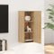 vidaXL - Hangkast - 35x34x90 - cm - bewerkt - hout - sonoma - eikenkleurig
