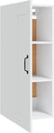 vidaXL - Hangkast - 35x34x90 - cm - bewerkt - hout - wit