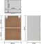 vidaXL - Hangkast - 39,5x31x60 - cm - bewerkt - hout - betongrijs