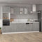 vidaXL - Hangkast - 39,5x31x60 - cm - bewerkt - hout - betongrijs