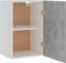 vidaXL - Hangkast - 39,5x31x60 - cm - bewerkt - hout - betongrijs