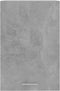 vidaXL - Hangkast - 39,5x31x60 - cm - bewerkt - hout - betongrijs