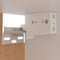 vidaXL - Hangkast - 39,5x31x60 - cm - bewerkt - hout - hoogglans - wit