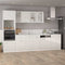 vidaXL - Hangkast - 39,5x31x60 - cm - bewerkt - hout - hoogglans - wit