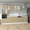 vidaXL - Hangkast - 39,5x31x60 - cm - bewerkt - hout - sonoma - eikenkleurig