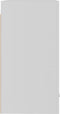 vidaXL - Hangkast - 39,5x31x60 - cm - bewerkt - hout - wit