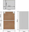 vidaXL - Hangkast - 39,5x31x60 - cm - bewerkt - hout - wit