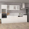vidaXL - Hangkast - 39,5x31x60 - cm - bewerkt - hout - wit